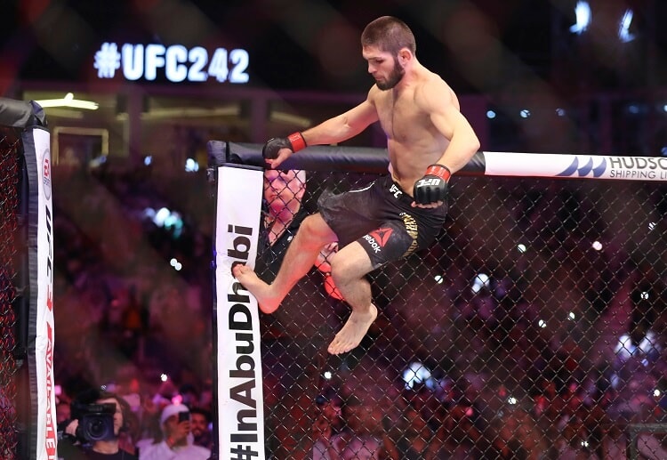 Khabib Nurmagomedov has been hailed winner of UFC 242 after beating Dustin Poirier by submission