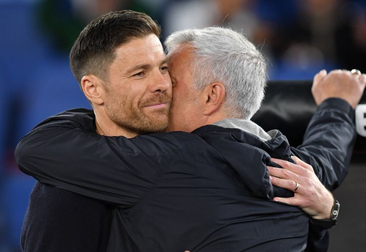 Xabi Alonso and Jose Mourinho will meet again for the second leg of their Europa League semi-finals tie